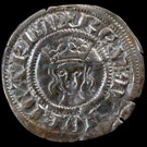 Anverso de Malla de Jaume II el prudente (1276/1311) Ceca de Mallorca